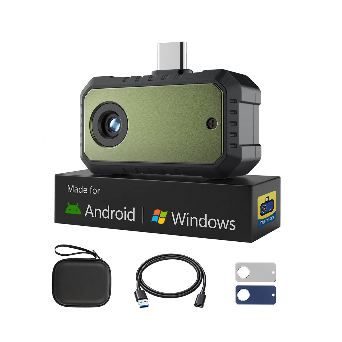 Thermal Camera 256×192, 2-in-1 Android & Windows PC | Robofinity Thermory