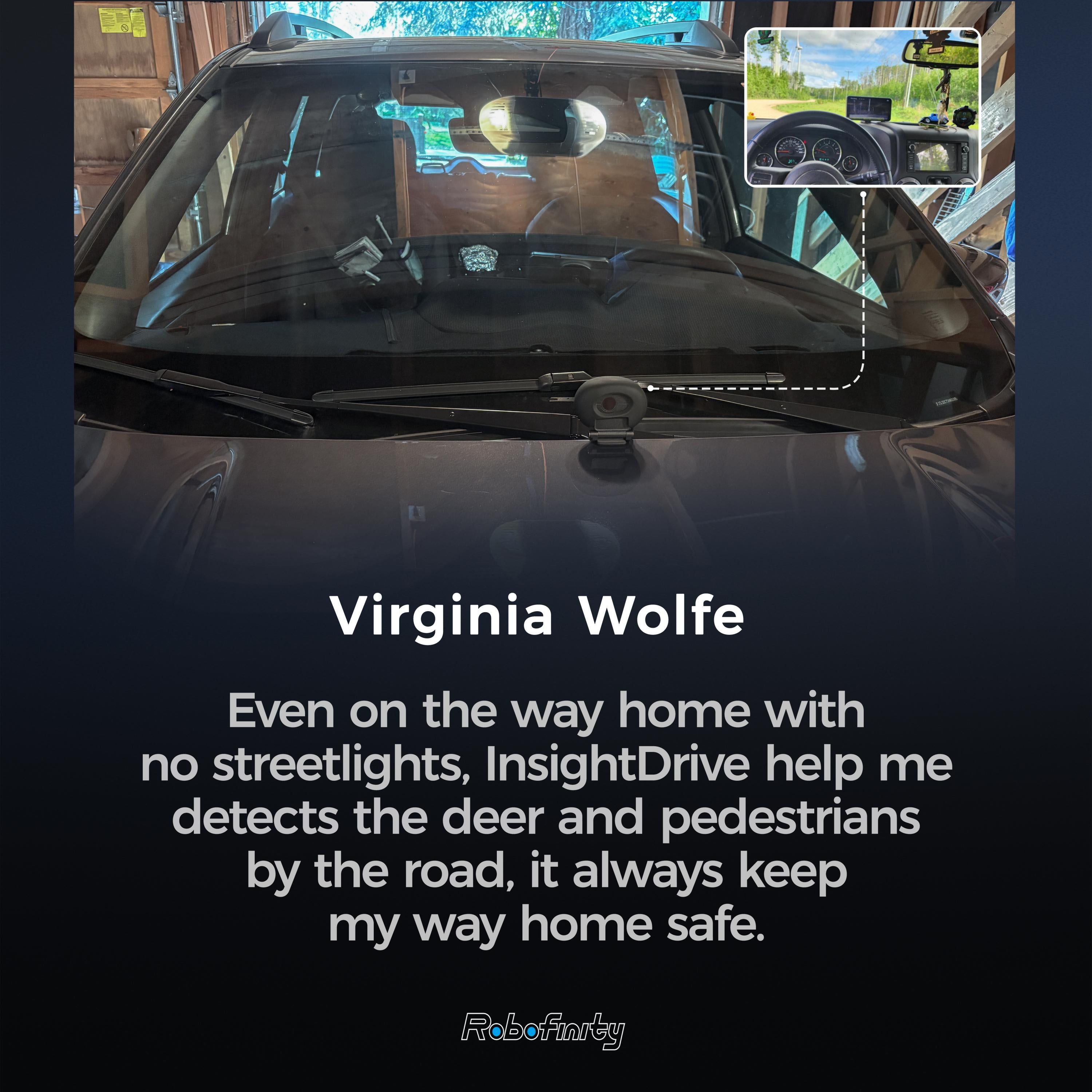 Car Thermal Night Vision | Animal & Pedestrian Collision Alert System | Robofinity