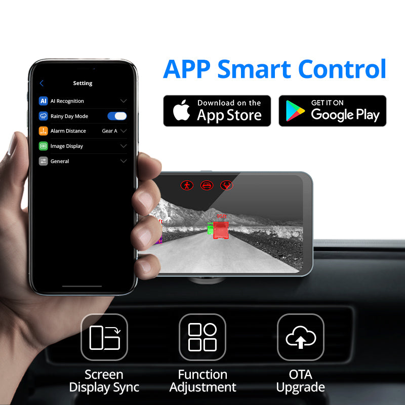 Car Thermal Night Vision | Animal & Pedestrian Collision Alert System | Robofinity