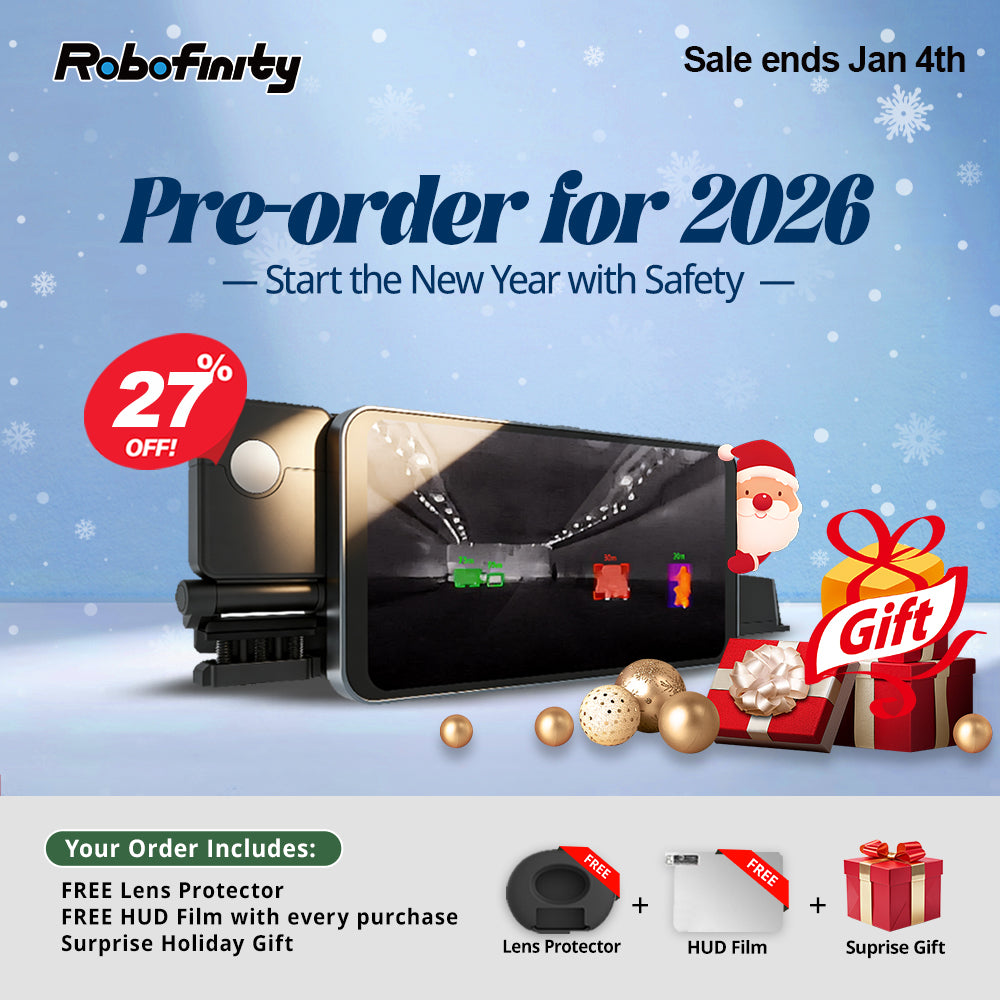 Car Thermal Night Vision | Animal & Pedestrain Collision Alert System | Robofinity