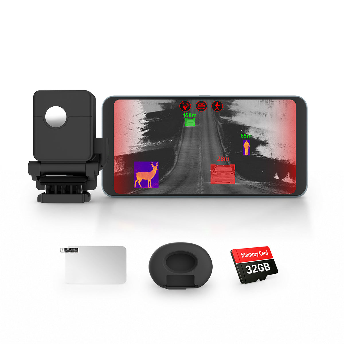 Car Thermal Night Vision | Animal & Pedestrian Collision Alert System | Robofinity