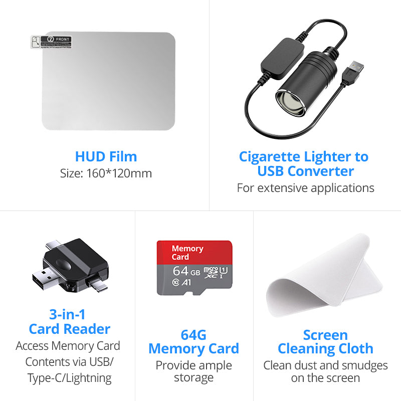 Advanced Pack for InsightDrive (64G+HUD)