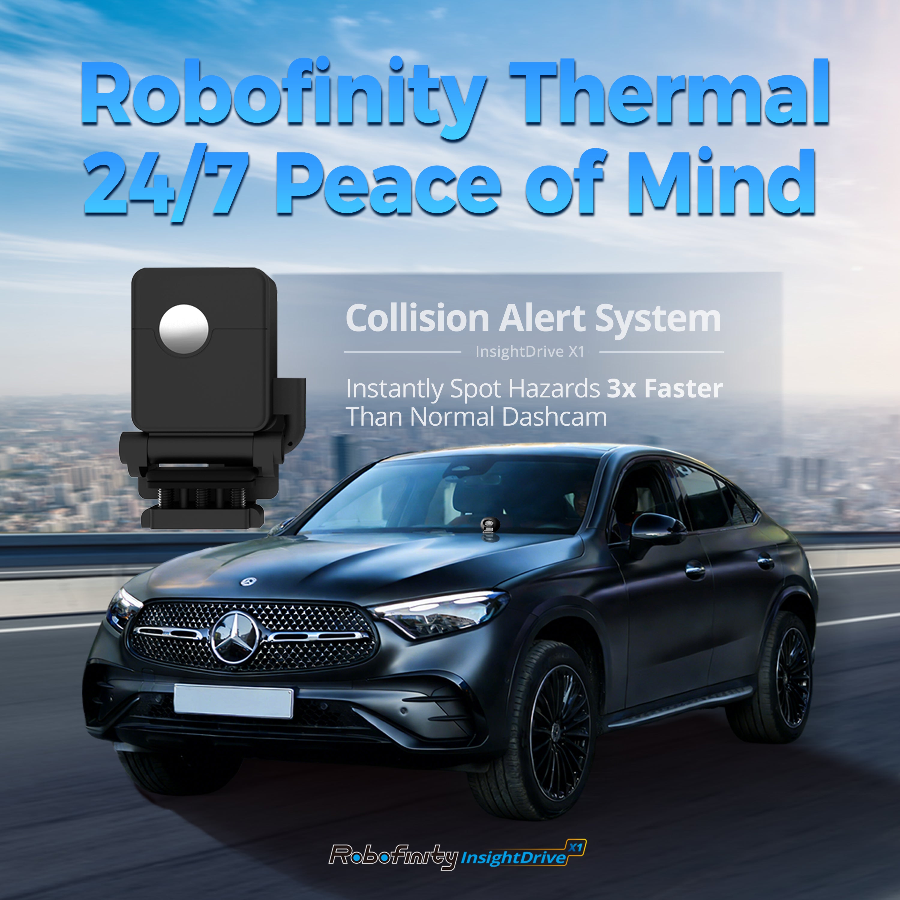 Car Thermal Night Vision | Animal & Pedestrian Collision Alert System | Robofinity