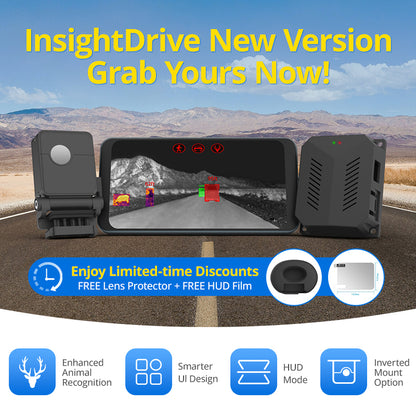 Car Thermal Night Vision | Collision Avoidance & Wildlife Alert System | Robofinity