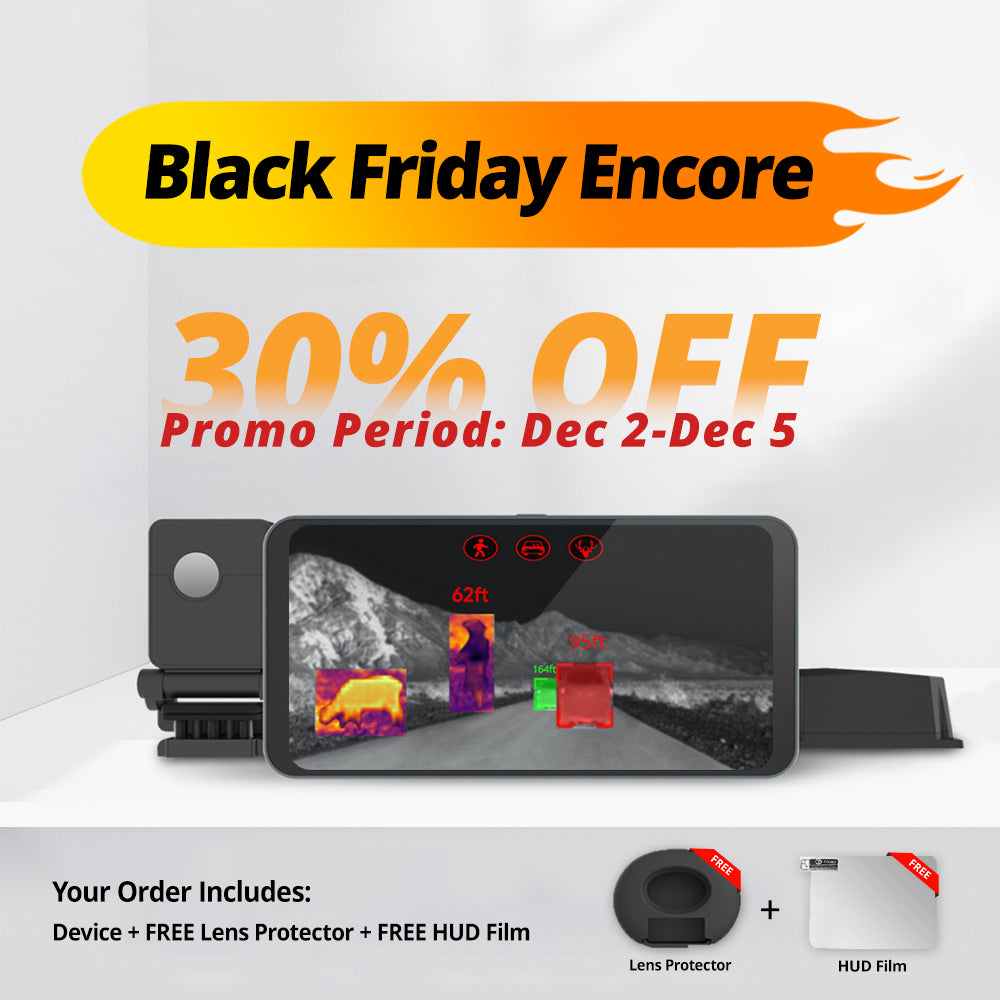 Car Thermal Night Vision | Next-Gen Animal Collision Alert System | Robofinity