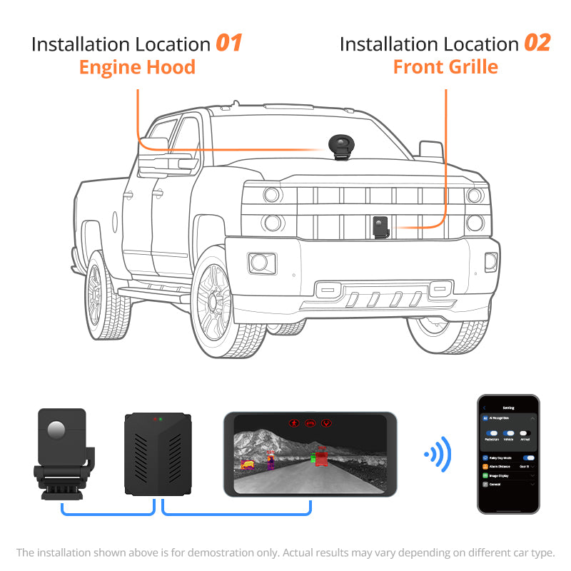 Car Thermal Night Vision | Collision Avoidance & Wildlife Alert System | Robofinity