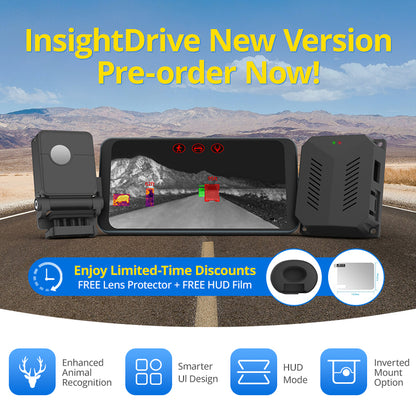 Car Thermal Night Vision | Collision Avoidance & Wildlife Alert System | Robofinity